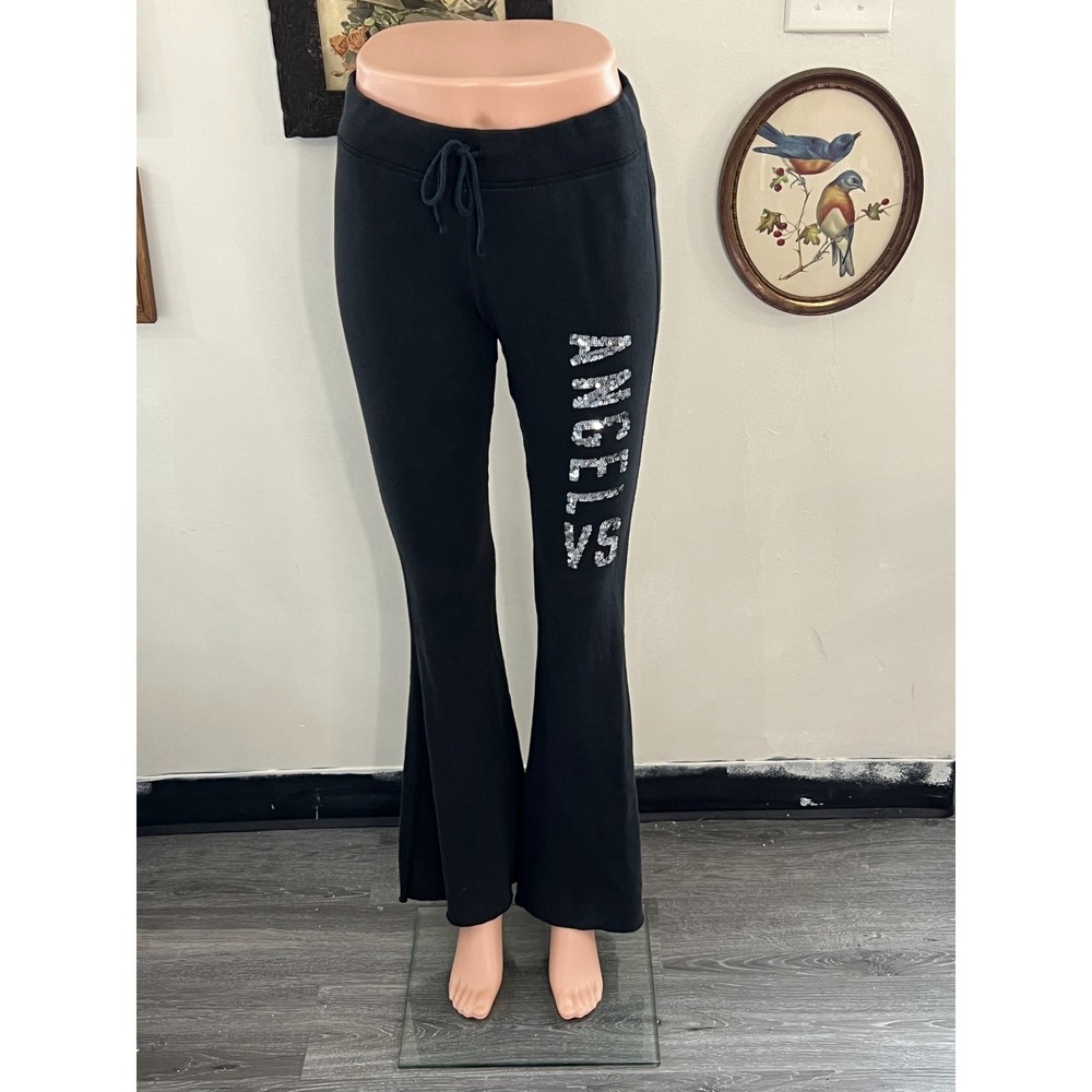 Vintage Y2K Victoria's Secret Angels Sequin Flare Yoga Lounge Sweatpants Size XS